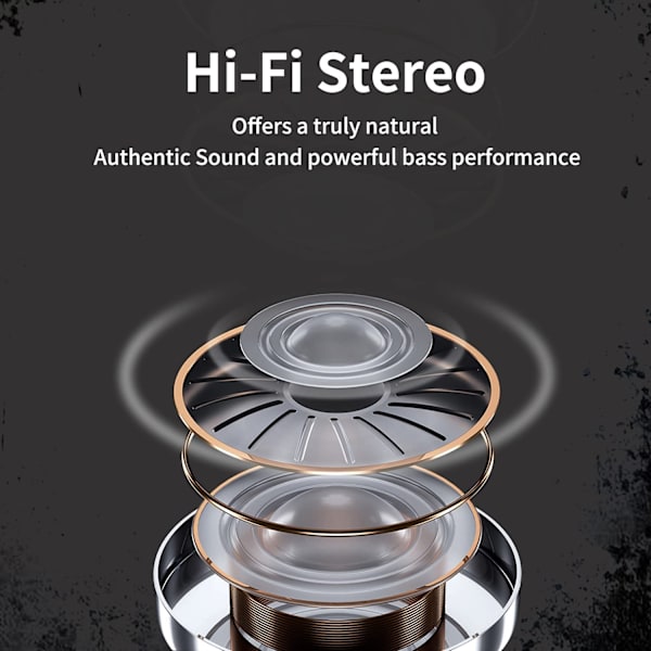 Bluetooth-kuulokkeet True Wireless -kuulokkeet korvakoukuilla IPX5-vedenpitävät kuulokkeet sisäänrakennetulla mikrofonilla urheiluun juoksuun harjoitteluun (musta)
