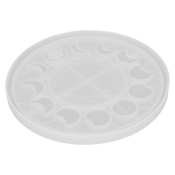 Månefasebakkeform Lunar Eclipse Crescent Epoxy Resin Støbeforme til DIY Håndværk Smykkefremstilling Hjemmedekoration