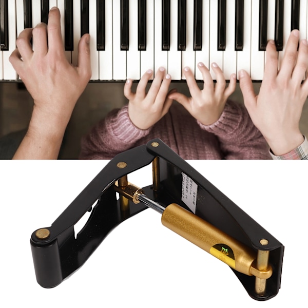 Svart piano långsam mjuk fallanordning praktisk robust ståltryck fallbrädesdecelerator för hemmet