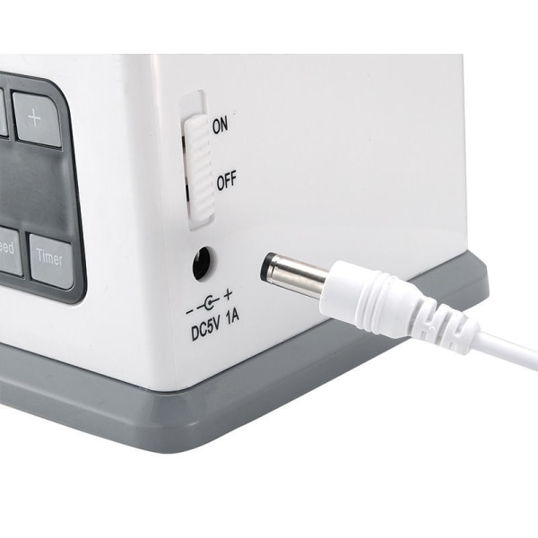 Luftkylare USB Smart Mini Bärbar Konditionering Luftladdning Känn Luftskärm Fullfläkt Små apparater Luftkylare Vit