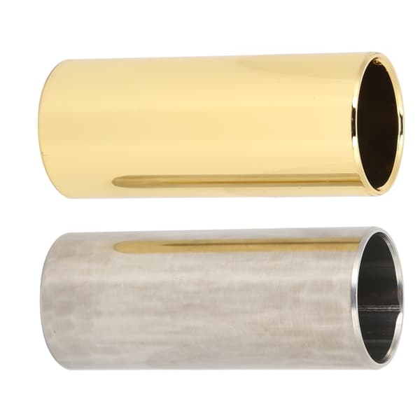 2 st gitarr-slide set i metall, fingerinstrument, tillbehör för elbas, banjo, ukulele M02232
