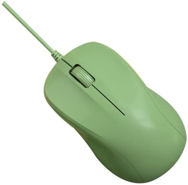 Mute kablet mus notebook stationær computer mus computer mus USB mus retro grøn