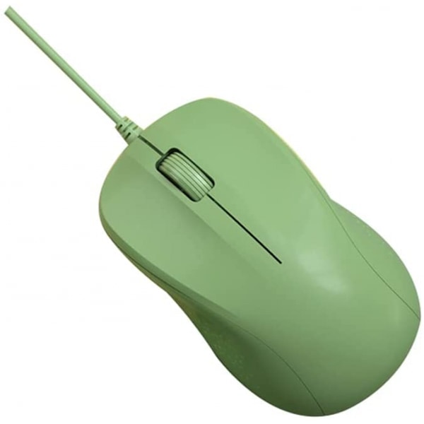 Tyst trådbunden mus notebook stationär dator mus datormus USB mus retro grön