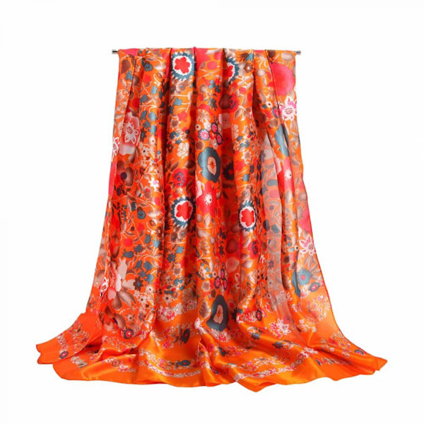 Dam silke scarf lätt mode mjuk scarfs sjal wrap scarfs, SU-4