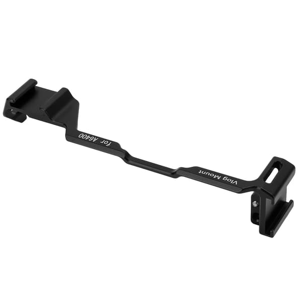 Dobbel kaldskoadapter flytteplate kaldskofeste for Sony A6400 kamera videoopptak
