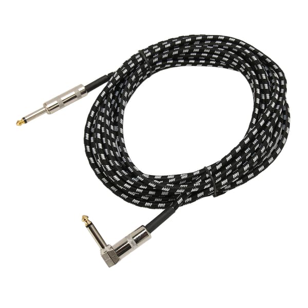 6m akustisk guitar kabel støjreduktion lige vinkel guitar forbinde kabel til bas udskiftning