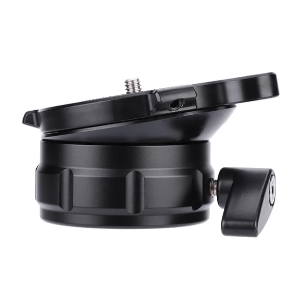 LB-60 Kraftig 12KG 1/4'' & 3/8'' Quick Release Plade Bobleniveau Stativ Kuglehoved