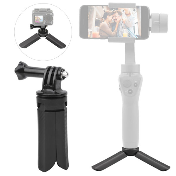 Bärbar Mini Tripod Mount Stativ Selfie Stick Monopod för DJI OSMO ACTION Kamera