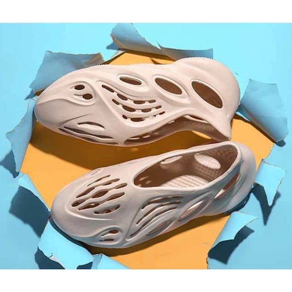 Unisex Have-Sandaler til Havearbejde - Kvinder Mænd Sommer Slide-On Sandaler - Sort (40/41 EU)