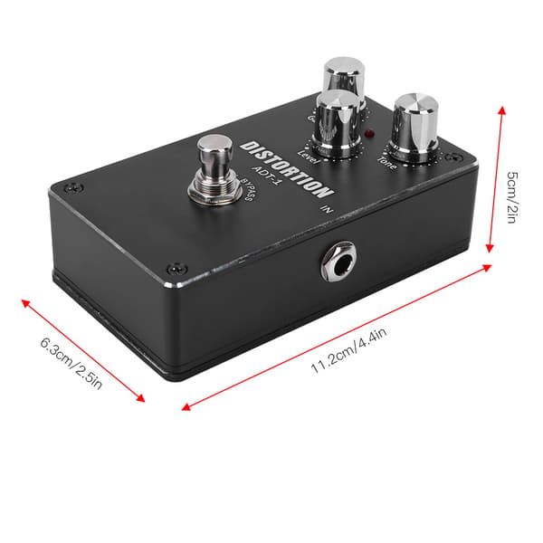 Mini Space Portable Distortion Tone Electric Pedal Guitar Effector Pedals
