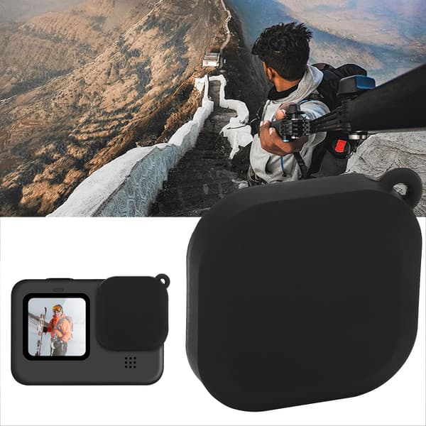 Silikone kameralinse beskyttelseshætte bærbart tilbehør passer til Gopro Hero 9