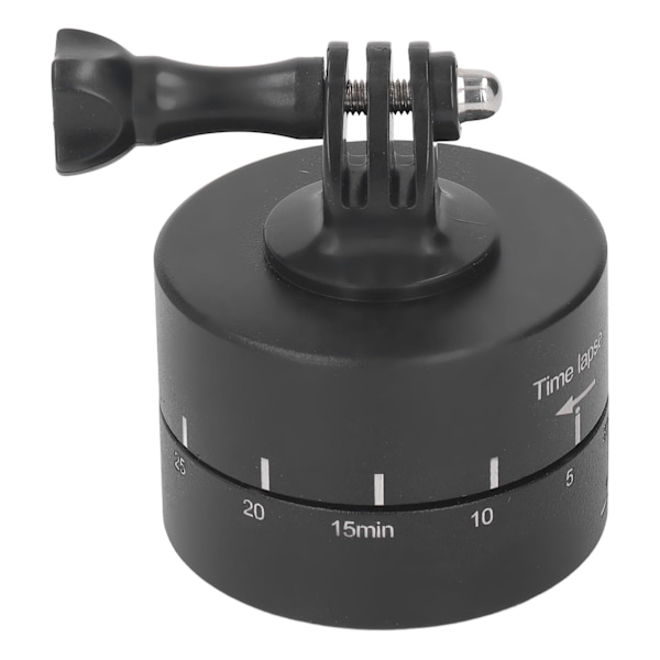Panoramisk stativhuvud 360 graders rotation 60 minuter tidsfördröjning Pan Tilt Panoramisk huvud för actionkameror