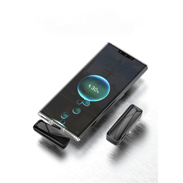 Trådløse mikrofoner til Android-telefon, mini professionel trådløs lavaliermikrofon til videooptagelse podcast trådløs reversmikrofon