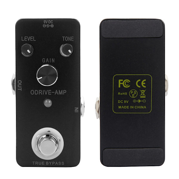 ODRIVE AMP-stil Overdrive-effektpedal Distortion i zinklegering