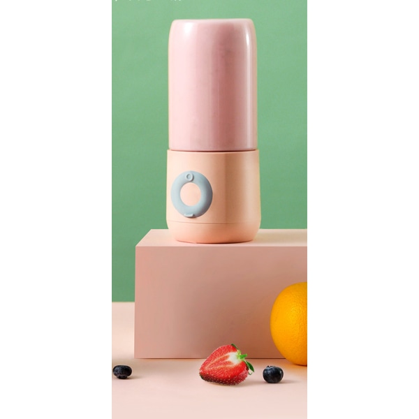 Nät kändis trådlös juicepress bärbar hushålls fruktkopp mini juicepress kopp USB laddning liten juicepress Rosa