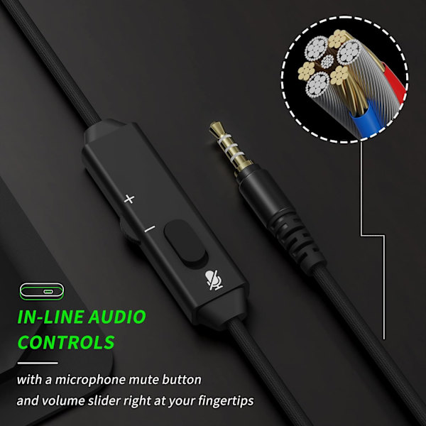 Peliheadset, jossa mikrofoni Xbox Series X|S Xbox One PS4 PS5 PC Switch -langalliset Audifonos Gamer -kuulokkeet mikrofonilla Xbox 1 Play