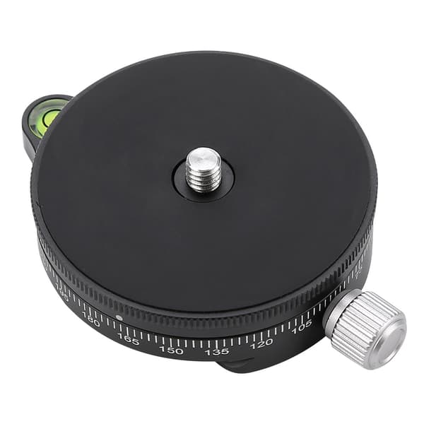 FC-60 360° Disc Tripod Quick Release Plate Panorama Base Head Clamp for DSLR