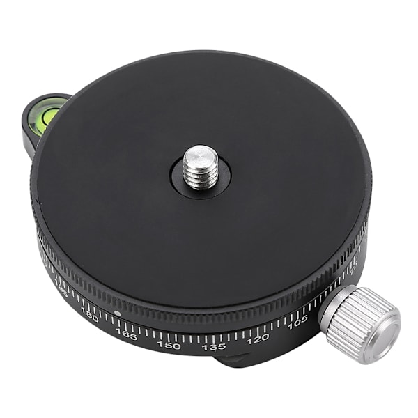 FC-60 360° skivstativ snabbkopplingsplatta panoramabas huvudklämma för DSLR