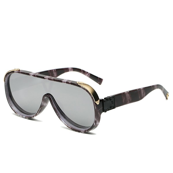 Flat Top Hip Hop Rapper Retro Aviator Solbriller