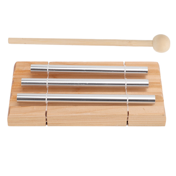Trefarvet vindklokker Orff Percussion Instrumenter Børneundervisningshjælpemidler Vindklokker
