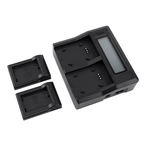 Dobbeltkanals LCD-display batterioplader til Sony NP-FW50 A5100/A6000 serie batteri