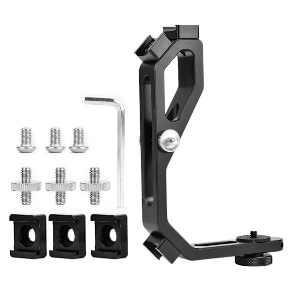 L-formad förlängningsfäste monteringsplatta hållare handtag Gimbal tillbehör för DJI Ronin S