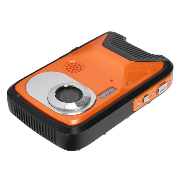 Undervattenskamera 2,8 tum TFT HD-skärm 21MP 1080P Ansiktsdetektering Panoramasvängning Skakfri 16,4 fot Vattentät Digitalkamera Orange
