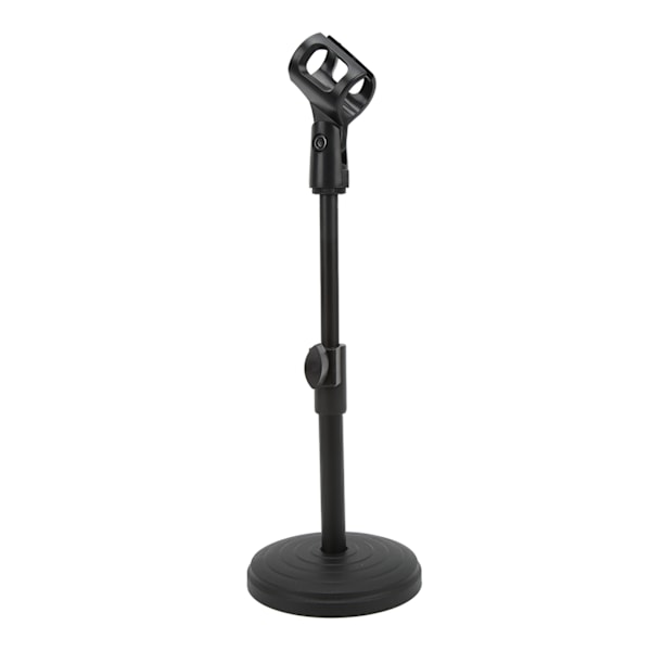 Desktop Metal Tripod Fällbar Mikrofonstativ Justerbar Vinkel Disc Mikrofonfäste Hållare Stativ