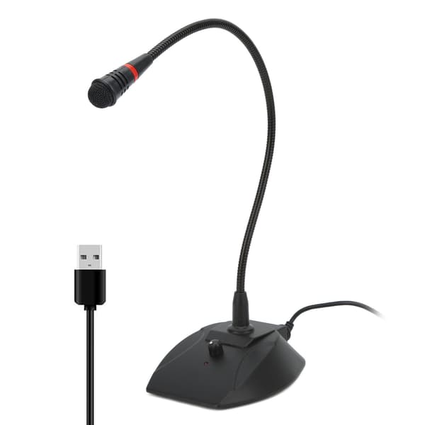 USB Mikrofon Studio Tale Højttaler Justerbar Kablet Desktop Mikrofon til Bærbar Højttaler
