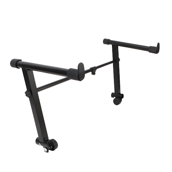 L-formet elektronisk klaverstativforlængeradapter, 2-trins keyboardstativ, 42-75 cm breddejustering