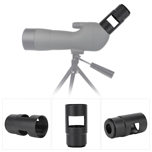 Adapter för SLR/DSLR-kamera i aluminiumlegering, tubteleskophylsa med M42-gänga för observationsskop
