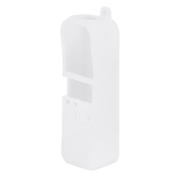 Mjukt silikonskyddsfodral för DJI OSMO Pocket Handheld Gimbal Stabilizer - Vit