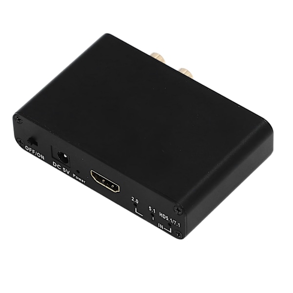 EARC Audiokonverter ARC til RCA Analog Stereo High Definition Multimedia Interface Ekstraktor