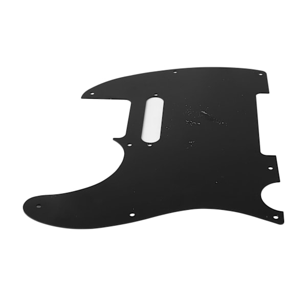 Elektrisk gitarr plektrumskydd Hög styrka Repskyddad aluminiumlegering Front gitarrskyddsplatta Svart