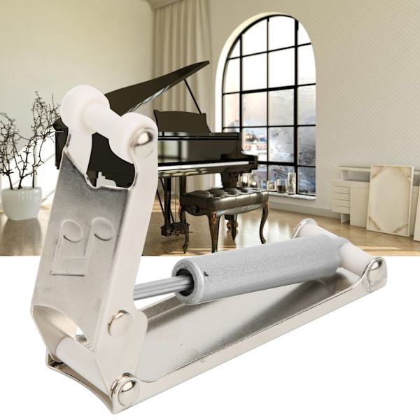 Pianon kannen hopeinen metalli suojapuskuri vahvalla tarralla, musiikki-instrumenttien tarvikkeet
