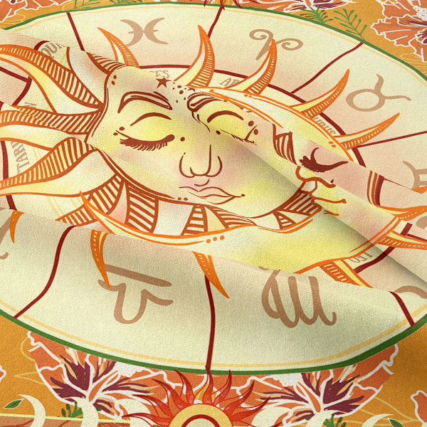 Kunst Hjem Indretning Gaver Mandala Boheme Gobelin Egnet til Soveværelse Dekoration（1019-10，29 x 38 tommer）