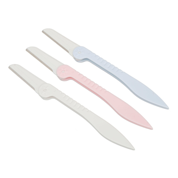 3 st ögonbrynsdermaplaningsverktyg Extra Precision Fällbar Exfolierande Ansiktshårformare Remover