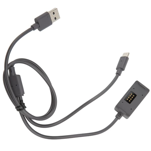 TELESIN 2 i 1 Magnetisk Laddningsbas 65cm med Typ C-kabel USB2.0 Dataöverföring för DJI Action 2