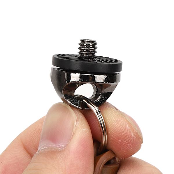 PU-läder Ljusbrun Handhållen Headball-kamera Mobiltelefon Lanyard Hängande Rep Handledssnöre för DJI OSMO Mobile2
