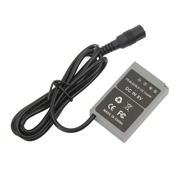 PS BLS5 BLS1 Dummy Batteri DC-kobler til Olympus Pen E PL7 E PL5 E PM2 til Stylus 1 1s OM D E M10 E M10 til Mark II III AC100-240V EU-stik
