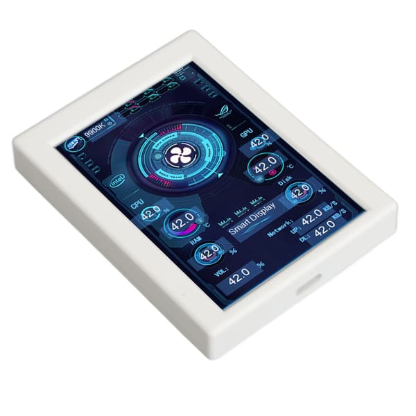 3,5-tums IPS USB PC-temperaturdisplay 360 graders roterbar AIDA64 dator CPU-datamonitor