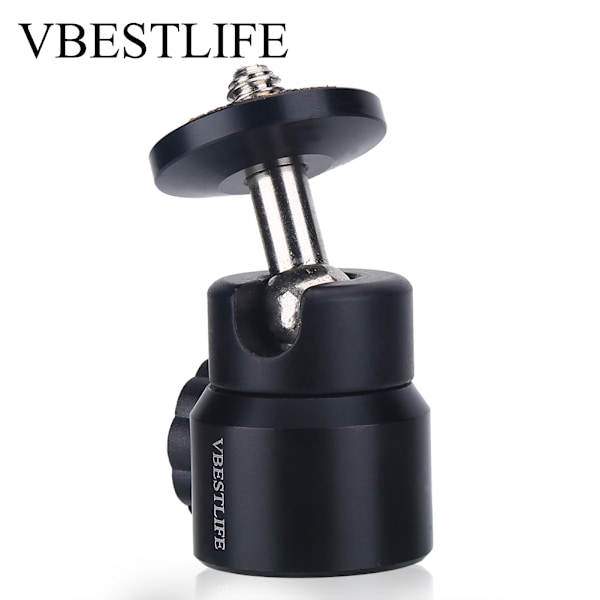 VBESTLIFE 360° Vridbar Rotationsbar 1/4'' Skruv Kulhuvudfäste Kulhuvud Stativfäste