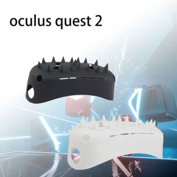 Vr- cover, Jmia Neomark cover för Oculus Quest 2-tillbehör, främre taggmask för Oculus Quest 2（Blank）