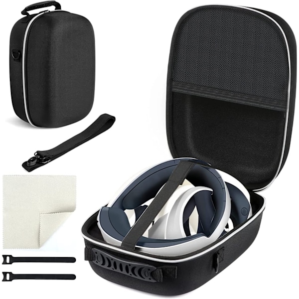 Yhteensopiva Meta/Oculus Quest 2 Elite Backpack -akkukäyttöisen version, VR-kuulokkeiden ja säilytyskassin, PSVR-lasikassin ja PS5:n kanssa
