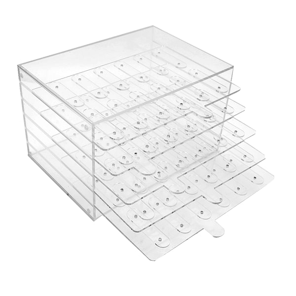 Akryl nagelkonst displayställ magnetisk adsorption nagelspets gelpolering displaybräda hållare