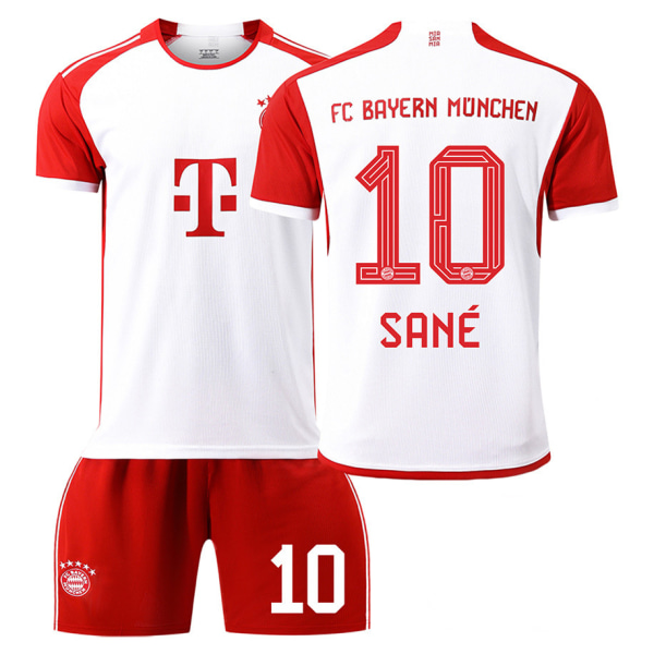 23/24 Bayern Stadium Hemma Barnfotbollströja Set 10 SANE XL