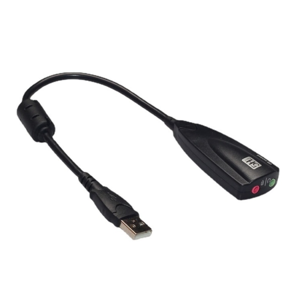 5H externt USB oberoende ljudkort 5Hv2 headset-omvandlare 7.1 stationära bärbara tillbehör ljudkort, 4pack