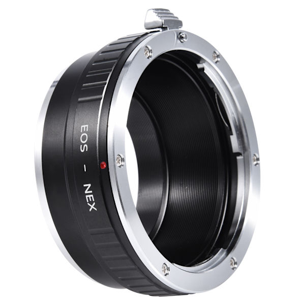 K&F Concept 1 st robust EOS-objektivadapterring för Sony NEX-kameror med DSLR-fattning