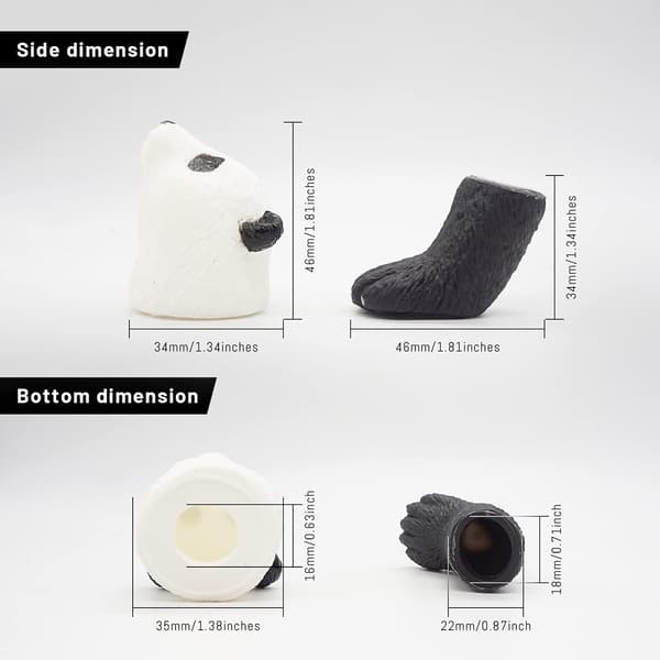 ® Panda Fingerdockor Set, Djurdockteater Rekvisita, Nyhetsleksaker Konstiga Saker Presenter