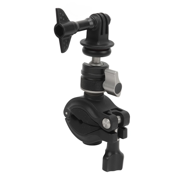 Kamerafäste för motorcykel, 360° rotation, anti-shake med 1/4-tums adapter, fäste för motorcykelstyre, kamerahållare för Insta360 Action Camera